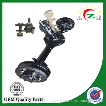 tricycle floating 2+1 oil shake rear axle assembly without using reverse gear box